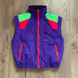 Vintage 80’s World Cup Collection by Hot Gear Youth 14 Reversible Puffer Vest